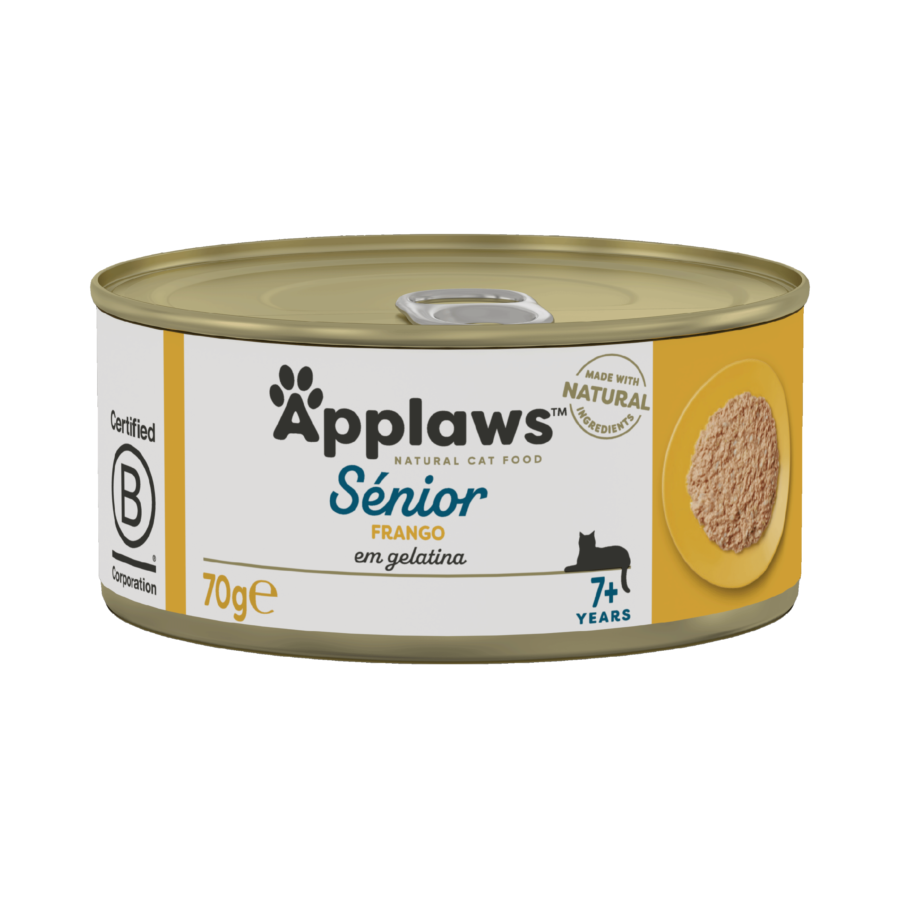 Ração Úmida para Gatos Idosos Sabor Frango em Gelatina 70g