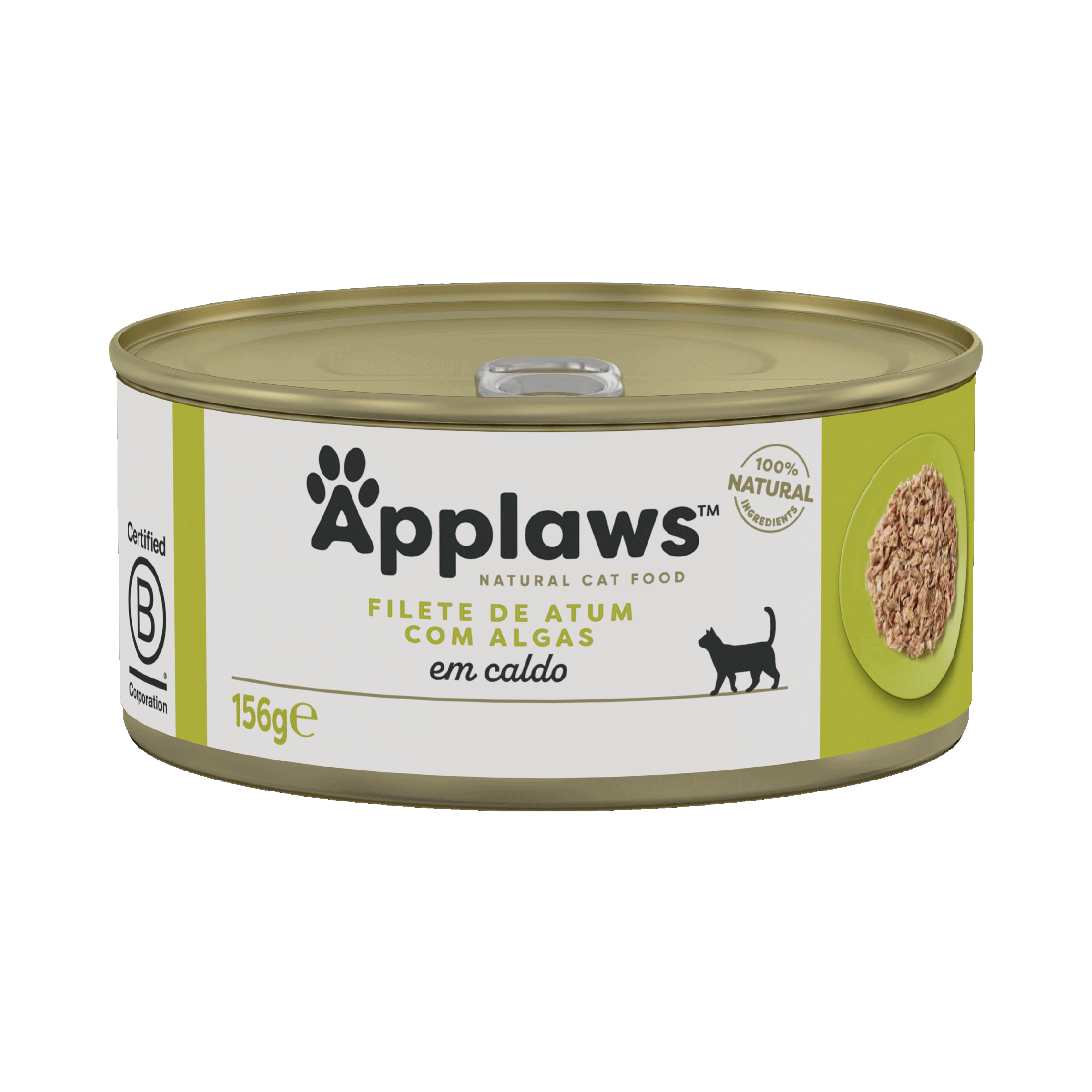 Ração Úmida para Gatos Sabor Filete de Atum com Algas em Caldo 156g