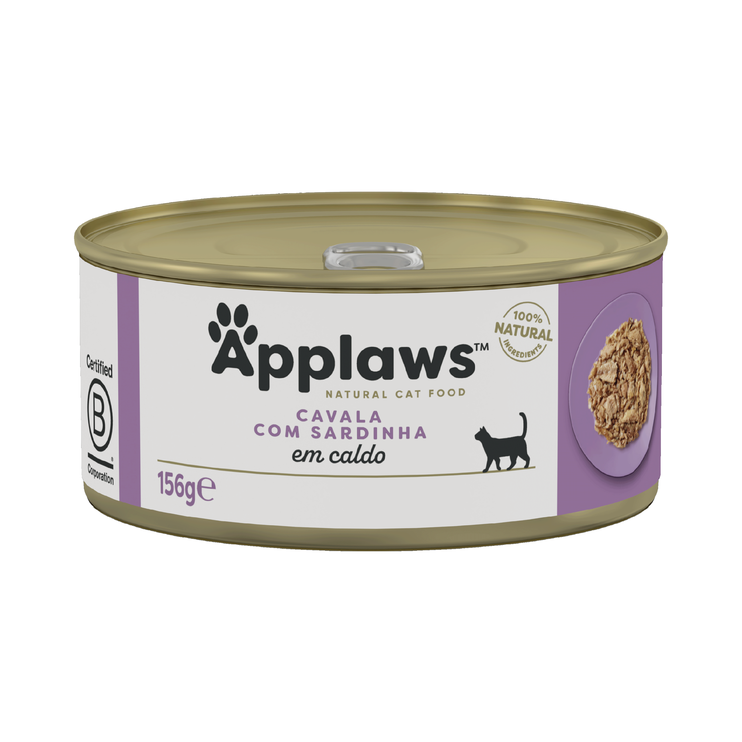 Ração Úmida para Gatos Sabor Cavala com Sardinha em Caldo 156g