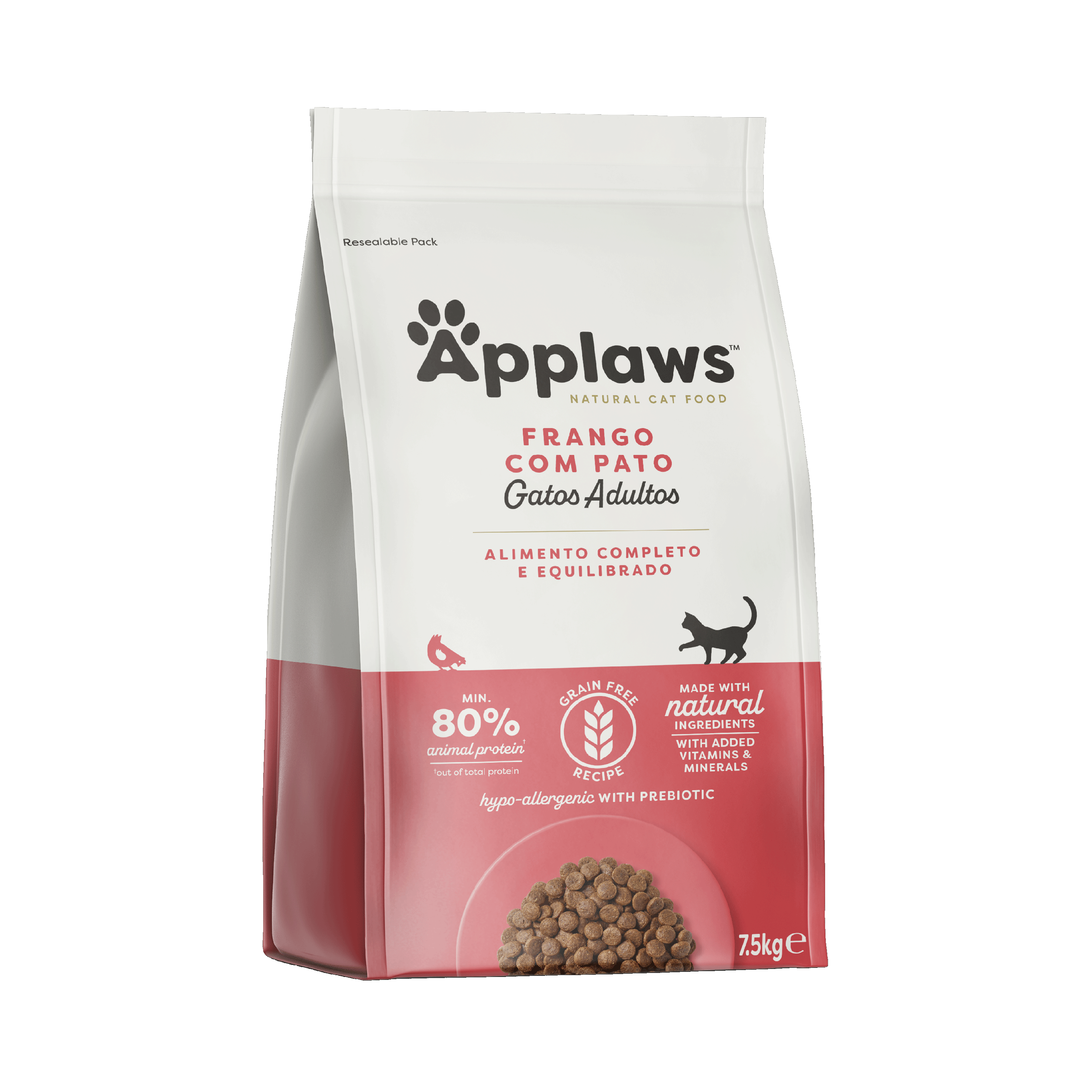 Ração Seca para Gatos Adultos Sabor Frango e Pato 7.5kg