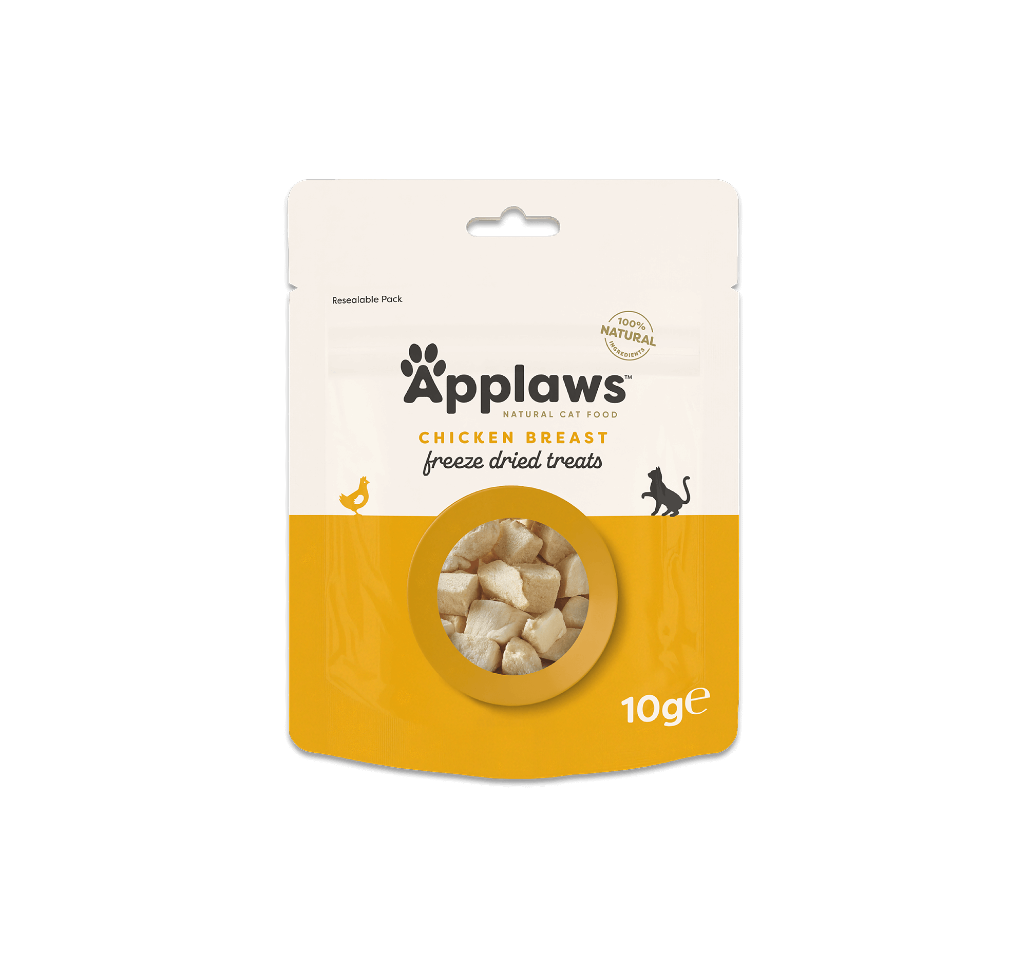 Petisco de Peito de Frango Liofilizado para Gatos 10g