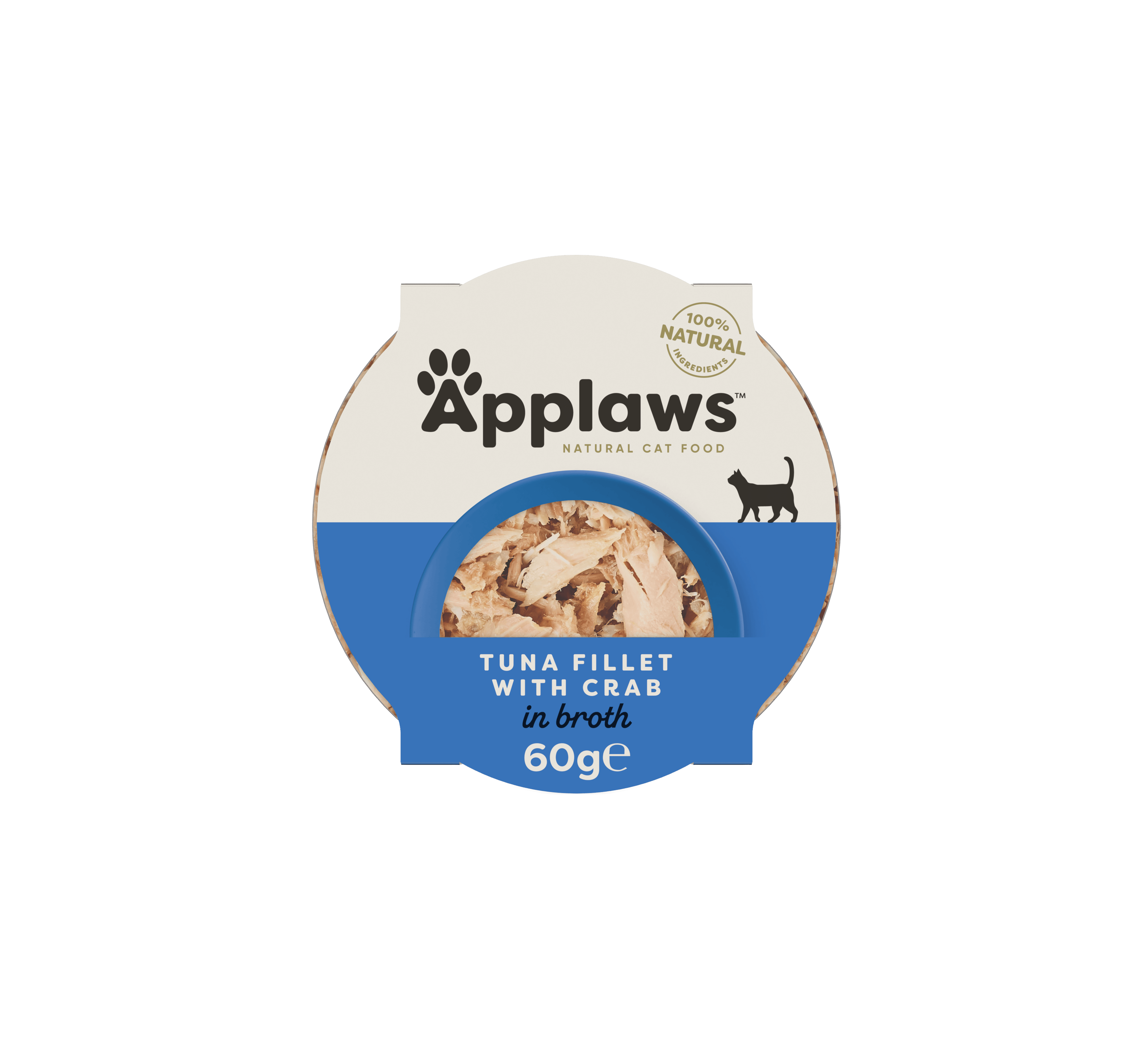 Ração Úmida para Gatos Sabor Filete de Atum com Caranguejo em Caldo 60g