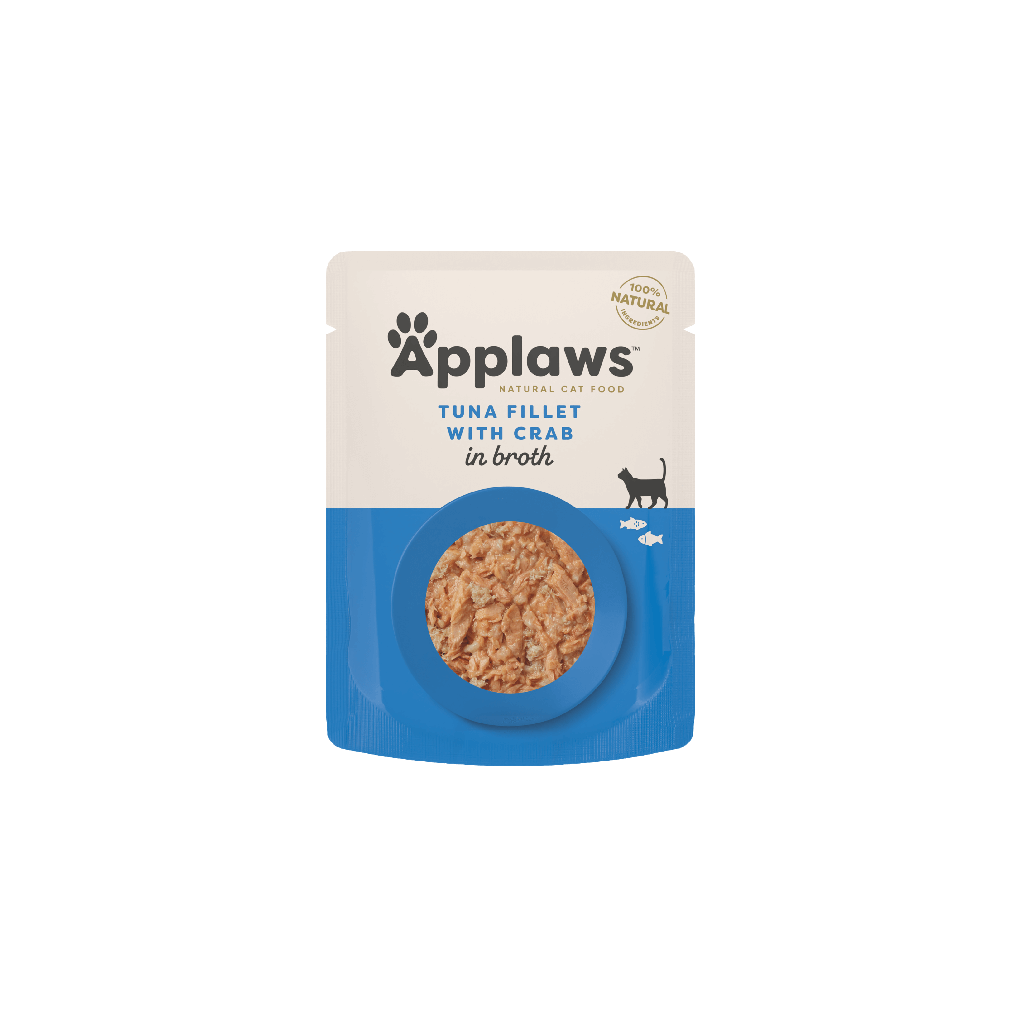 Ração Úmida para Gatos Sabor Filete de Atum e Caranguejo em Caldo 70g