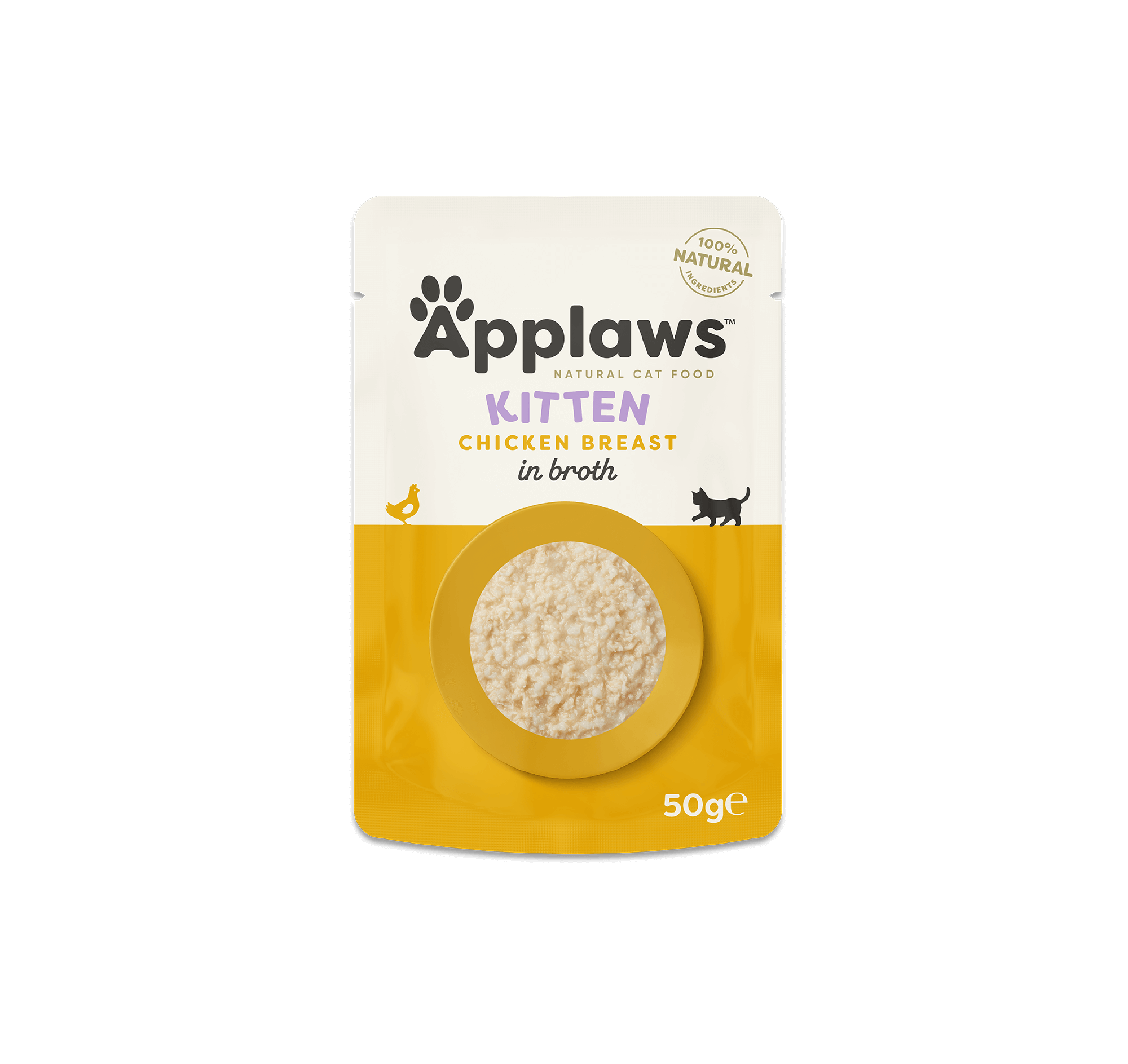 Ração Úmida para Gatos Filhotes Sabor Peito de Frango em Caldo 50g