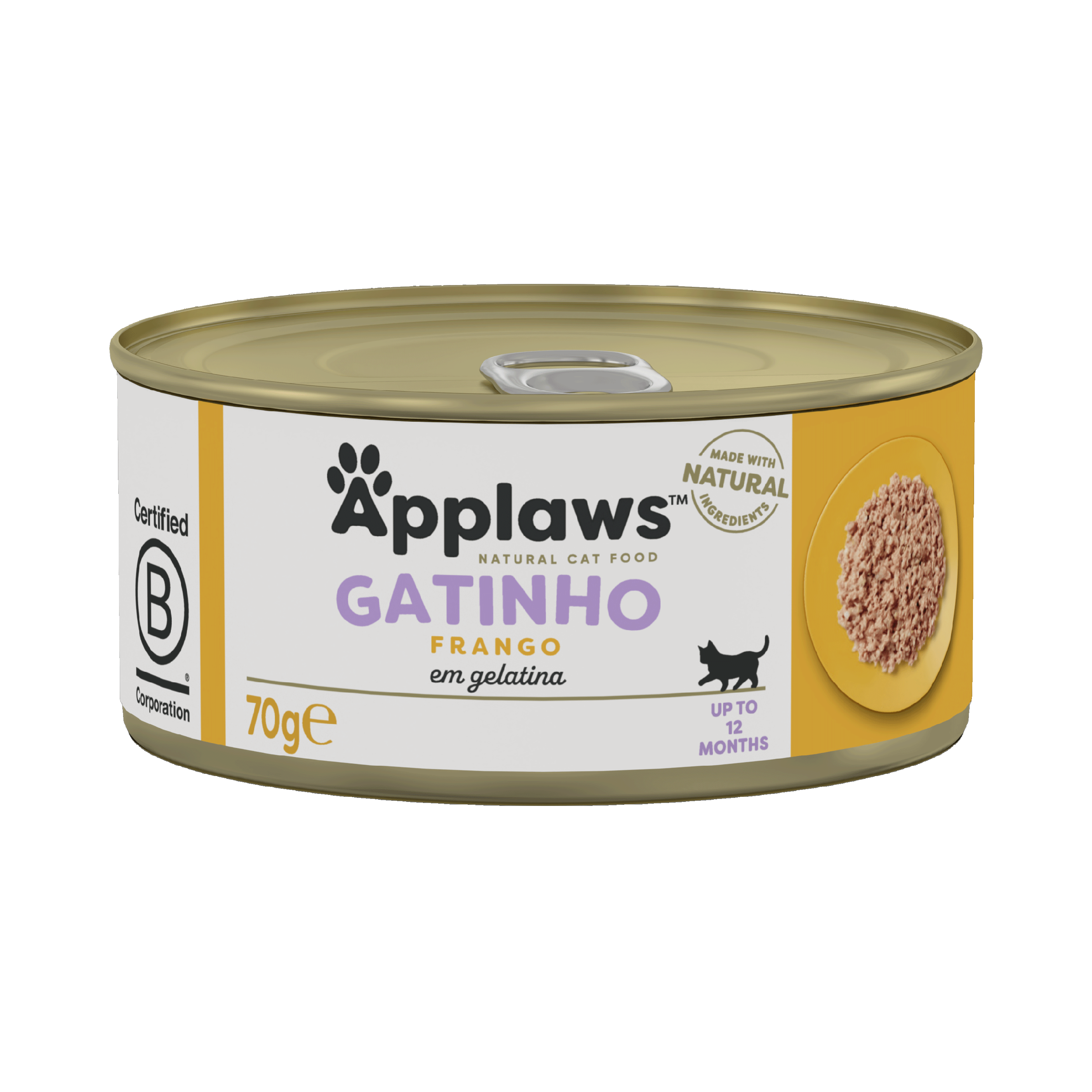 Ração Úmida para Gatos Filhotes Sabor Frango em Gelatina 70g