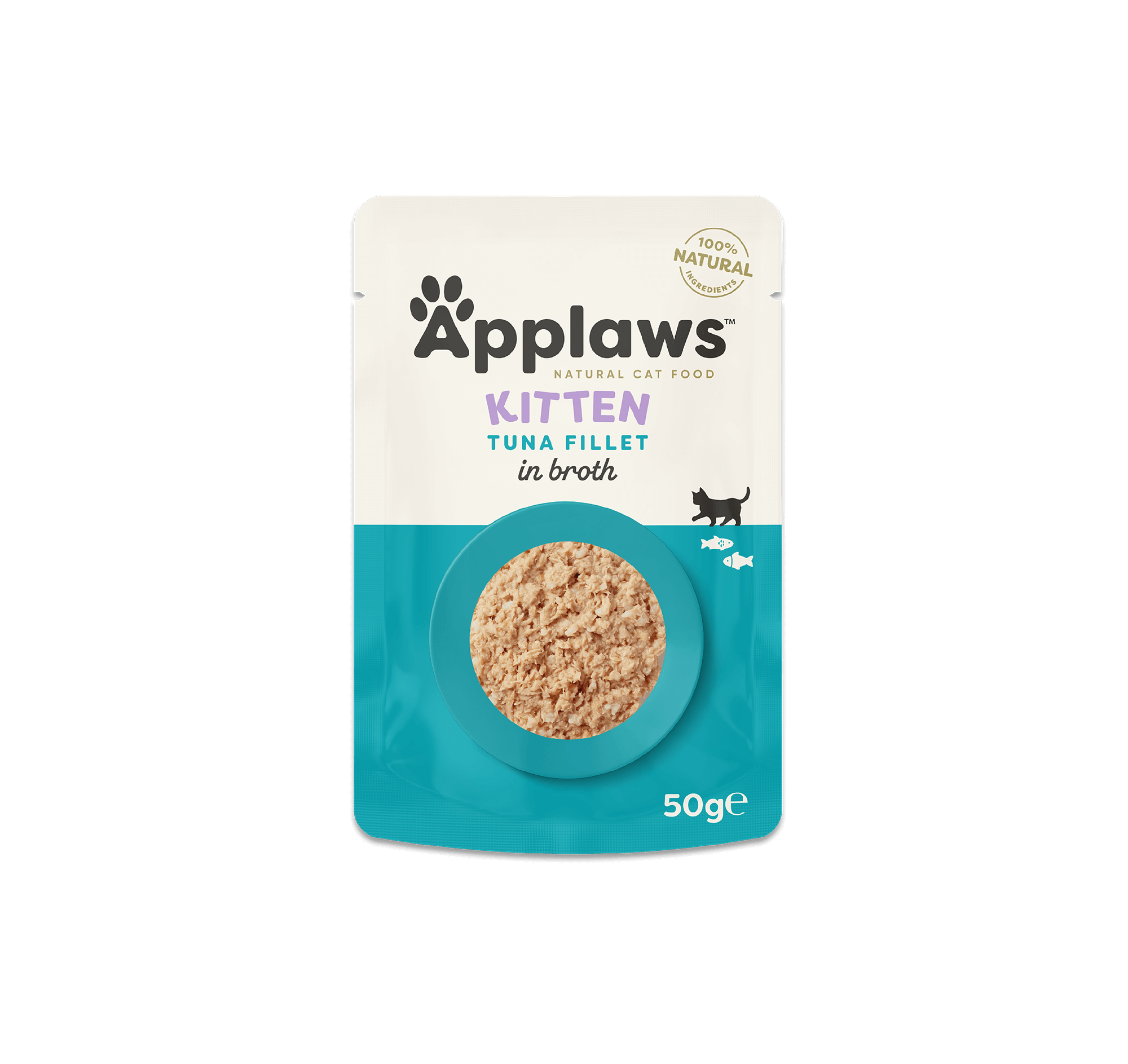 Ração Úmida para Gatos Filhotes Sabor Filete de Atum em Caldo 50g