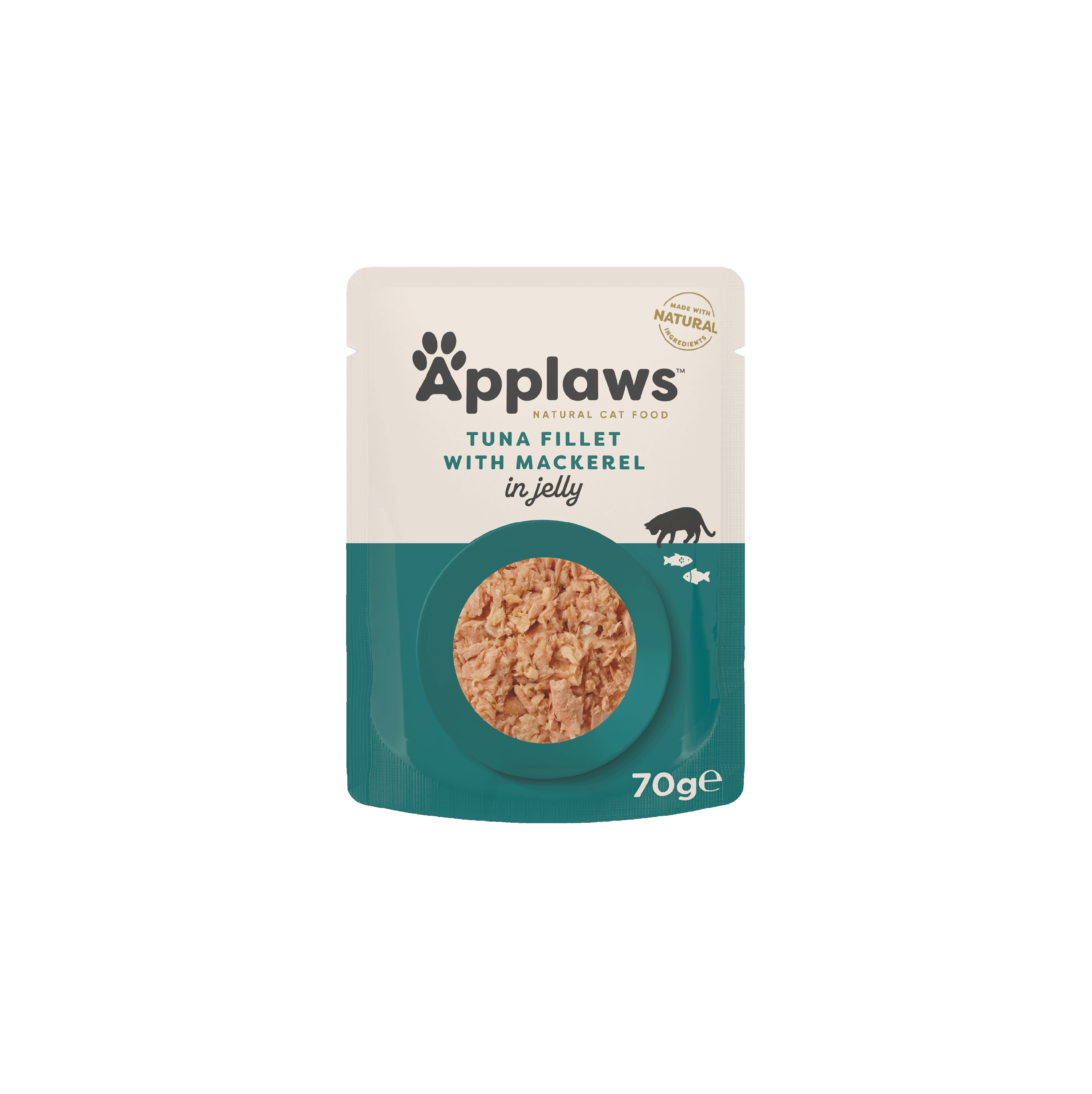 Ração Úmida para Gatos Sabor Filete de Atum com Cavala em Gelatina 70g