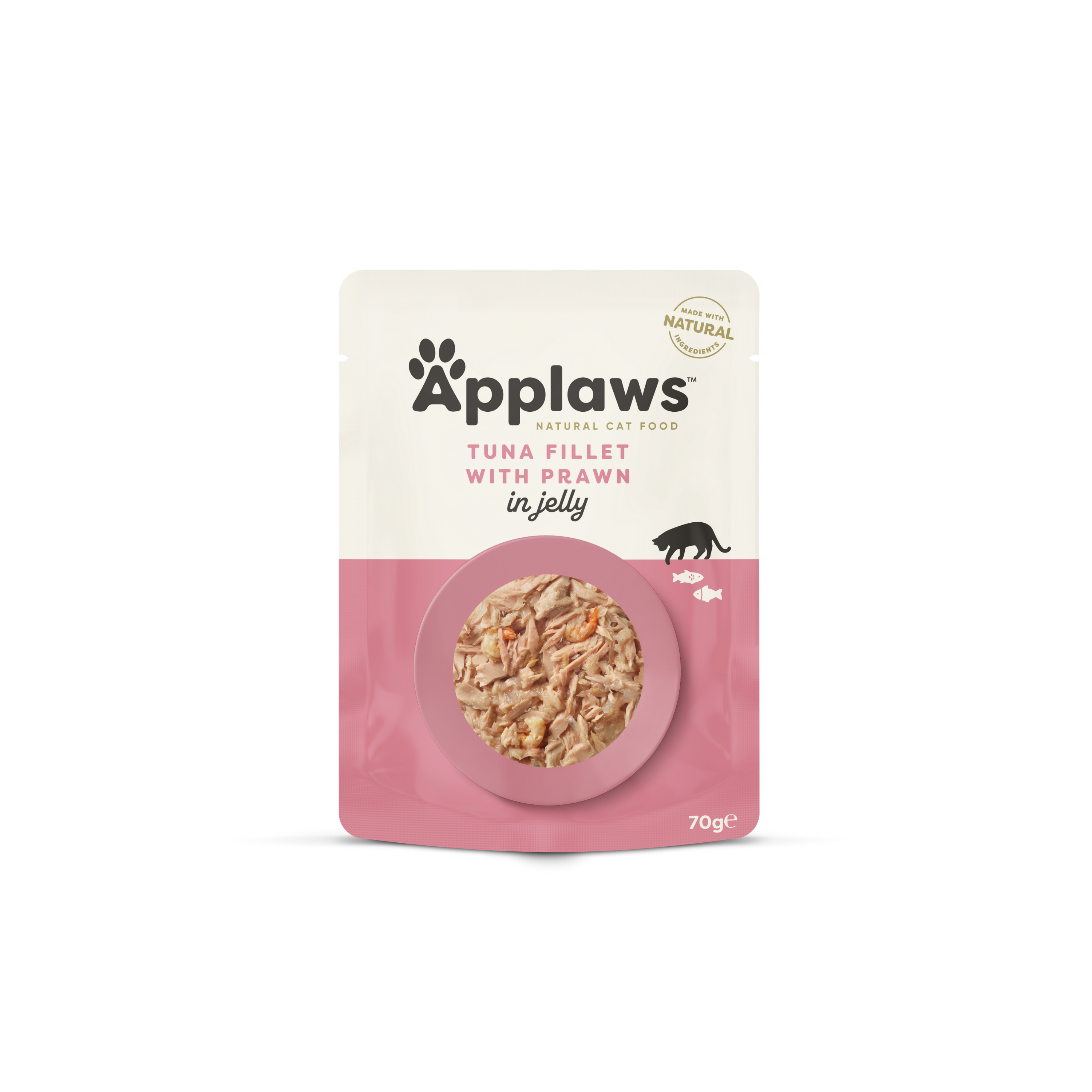 Ração Úmida para Gatos Sabor Filete de Atum com Camarão em Gelatina 70g